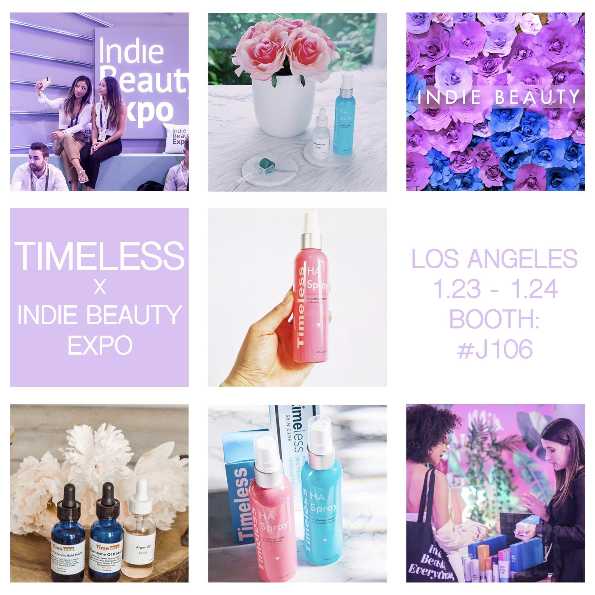 Timeless at the 2019 Indie Beauty Expo Timeless Skin Care