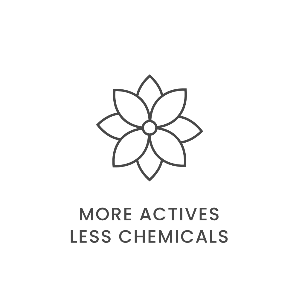 More Actives Less Chemicals