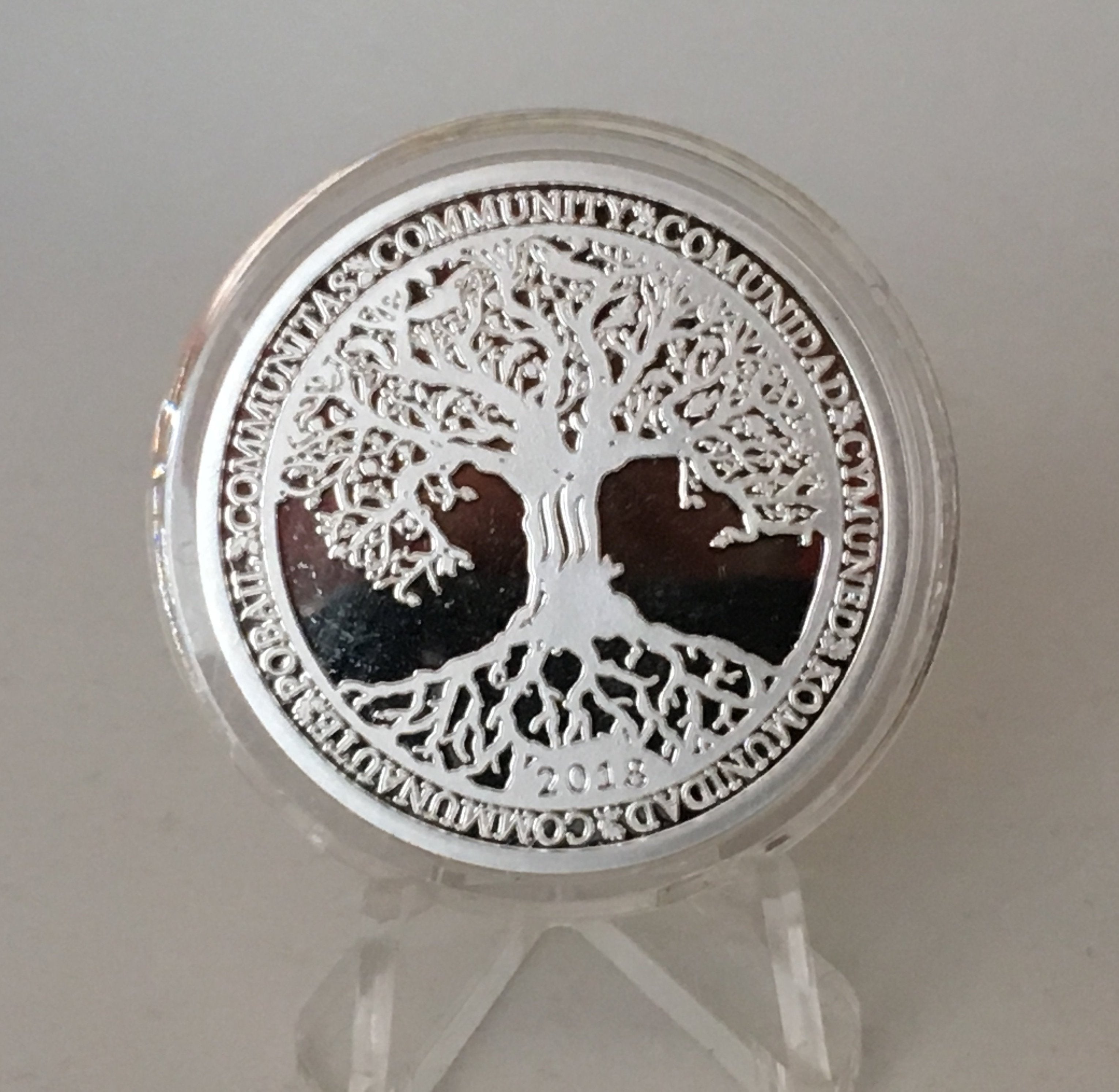 2018 Communi-Tree Steem Round, 1oz, .999 silver round ...