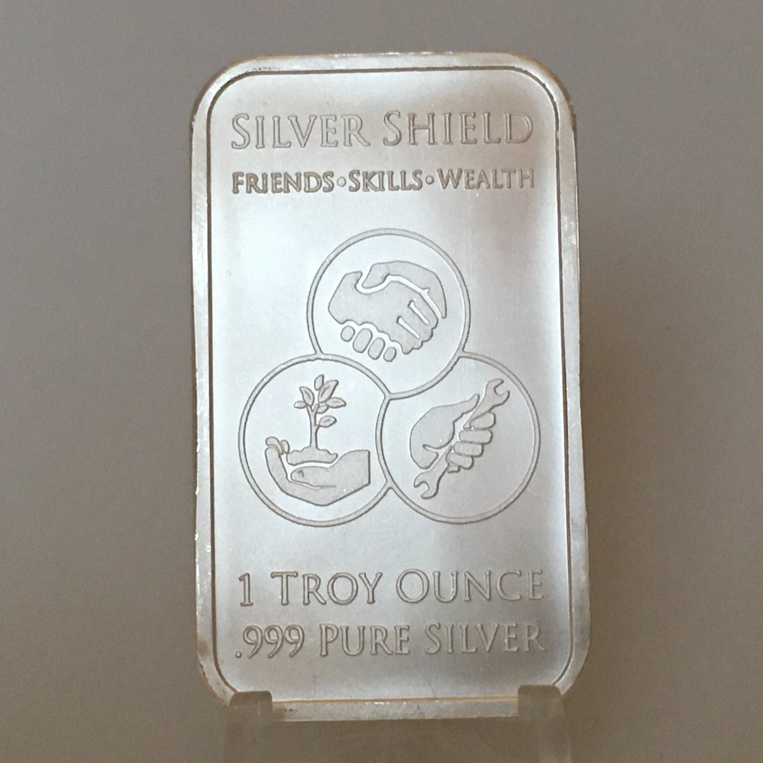 Duality by Silver Shield, BU 1 oz .999 Silver Bar - PM INC