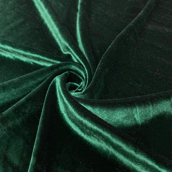 iFabric Hunter Green Velvet Stretch Fabric