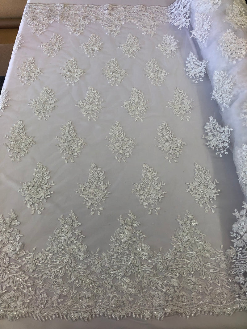 ivory lace fabric by the yard