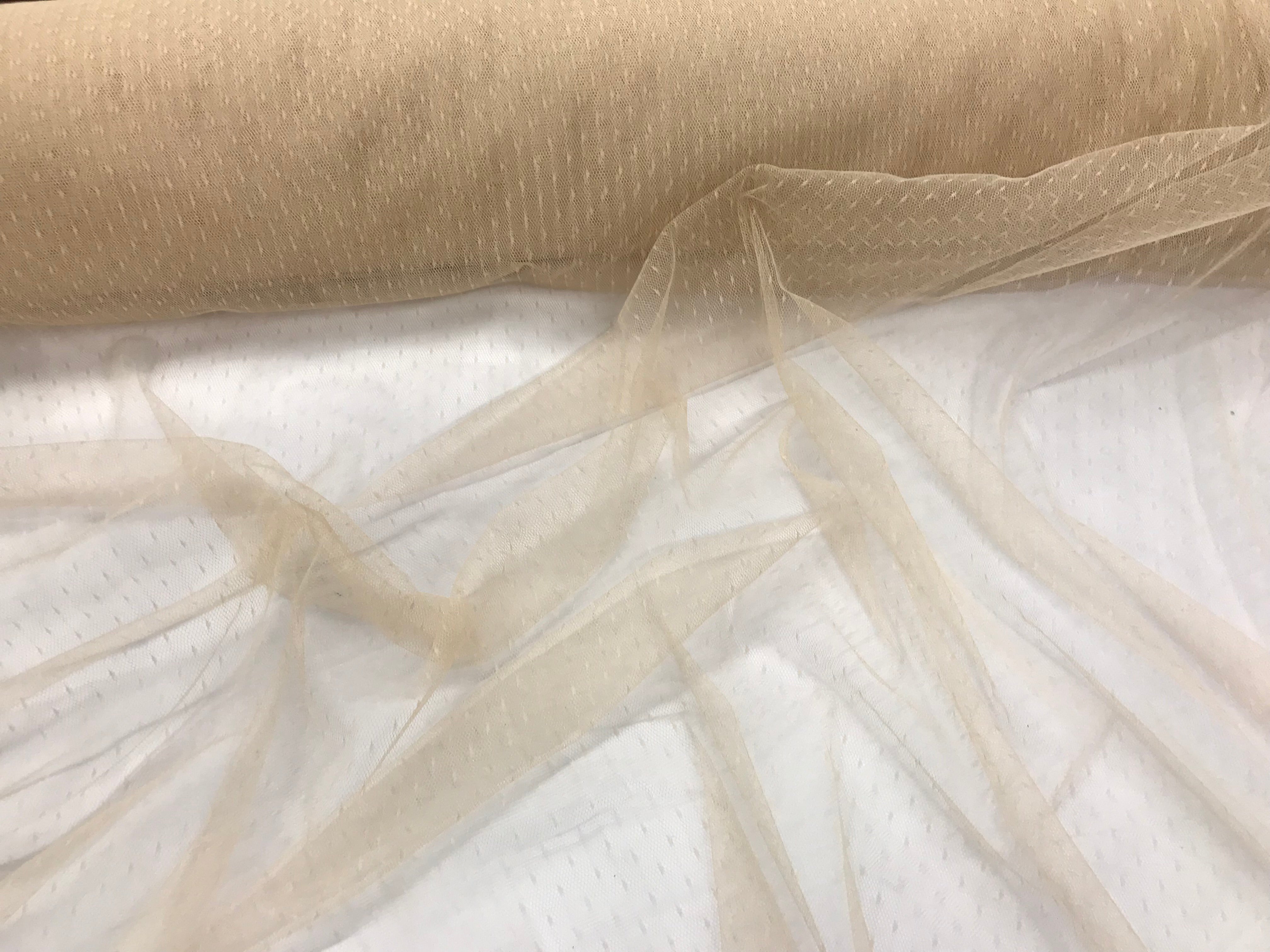 English Netting - Skin - Mesh Net Fabric For Bridal Veil & Wedding Dec