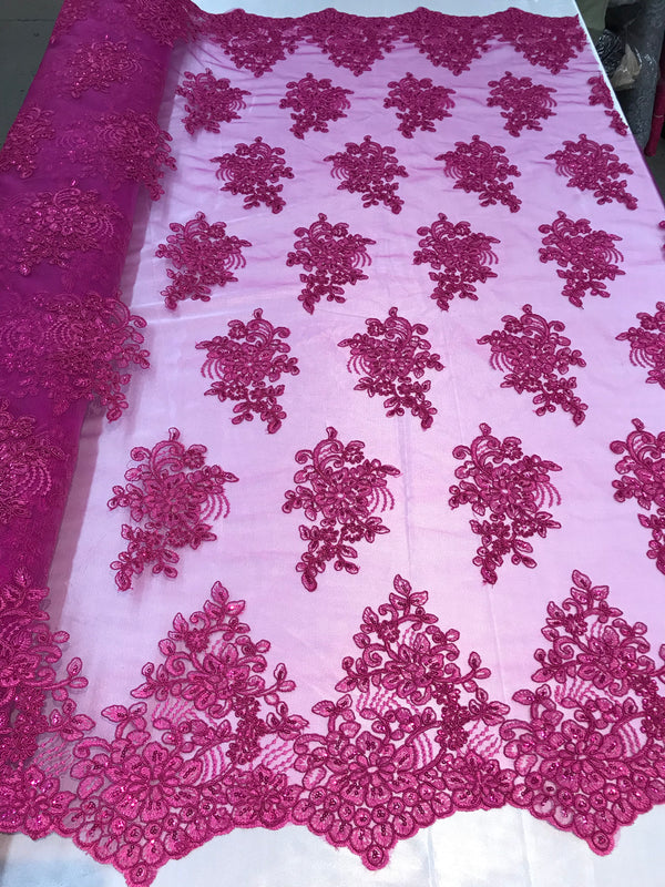 Floral Wrapping Lace Mesh - Pink — Plenty Flowers