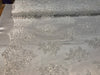 Flower Lace Fabric - White - Floral Clusters Embroidered Lace Mesh Fabric Sold By The Yard