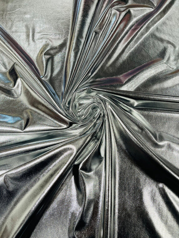 Metallic Foil Spandex Fabric / Turquoise / Stretch Lycra Sold By The Yard  Shop Metallic Foil Spandex Fabric Turquoise Stretch Lycra Sold By The Yard  by the Yard : Online Fabric Store