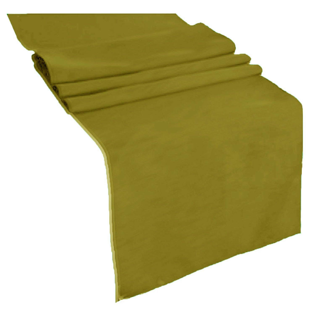 Table Runner ( Avocado ) Polyester 12x72 Inches Great Quality Tableclo ...