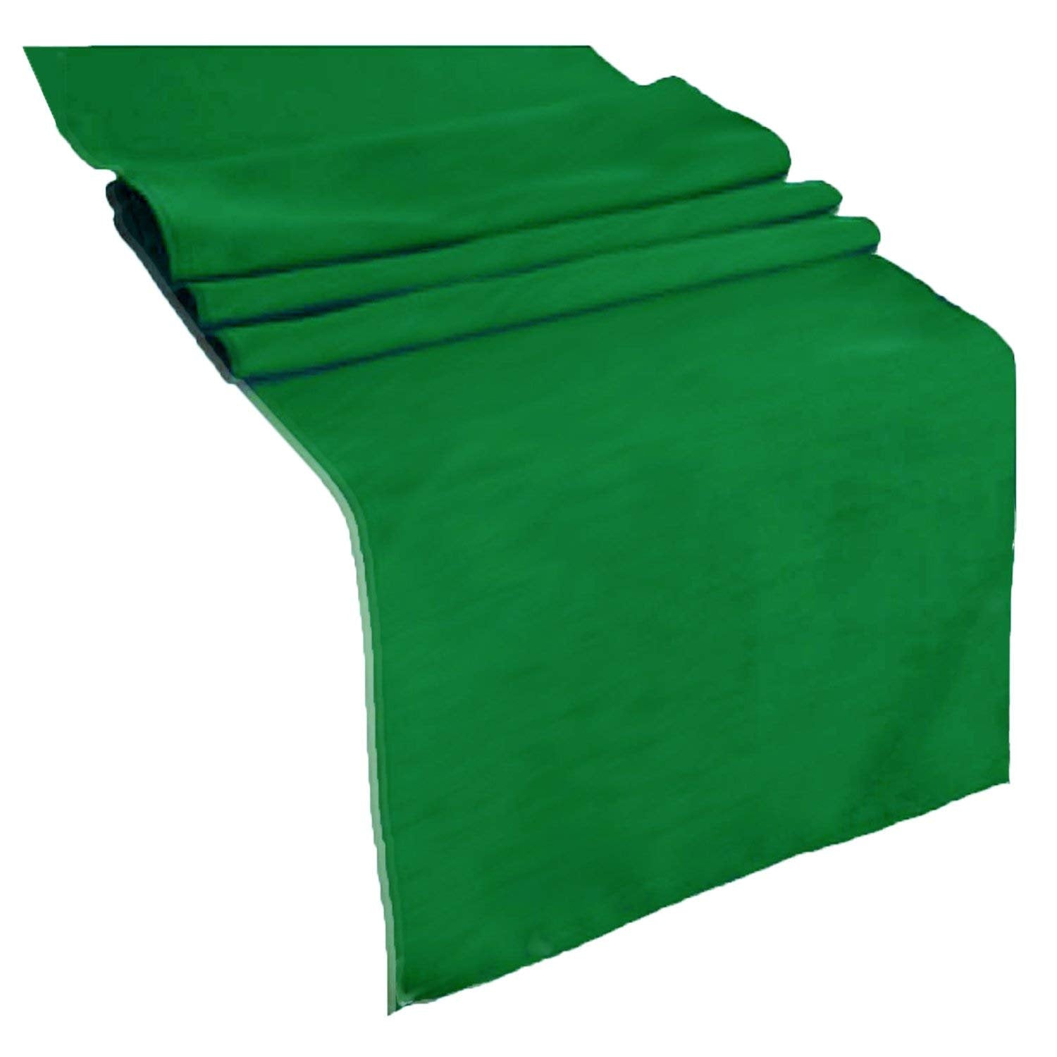 Table Runner ( Kelly Green ) Polyester 12x72 Inches Great Quality Tabl