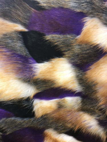 Faux Fur Fabric - Multi-Color Decoration Soft Furry Fabric - 60 Wide Sold  By The Yard (Choose The Size)