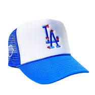 LA Hearts n' Halo Trucker Hat - Cream