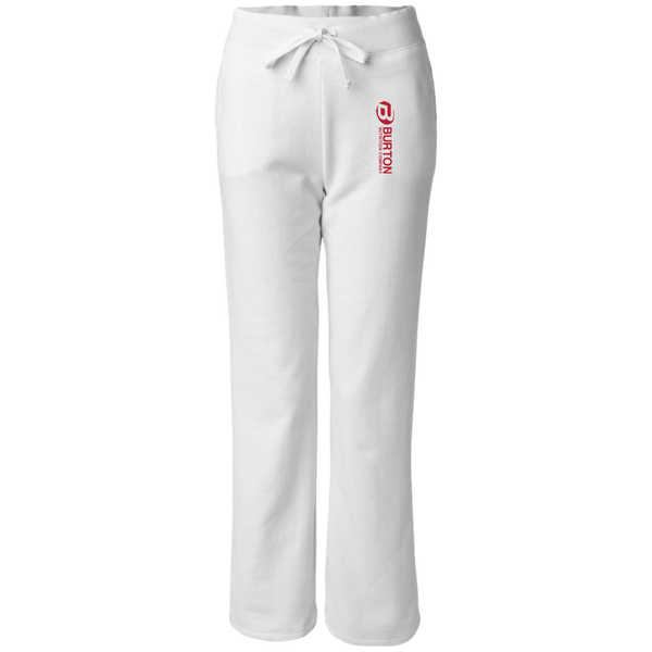 women's open bottom sweatpants with pockets