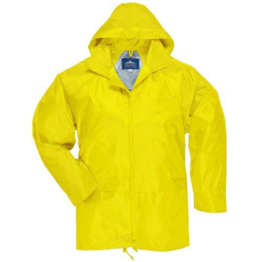 Portwest Classic Rain Jacket - Yellow | Clark Safety