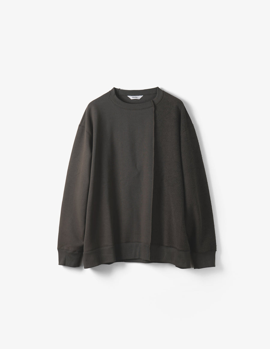 NAME. NMCU-006 WAFFLE MOCK NECK LOOSE SLEEVE TEE – hideandseekStore