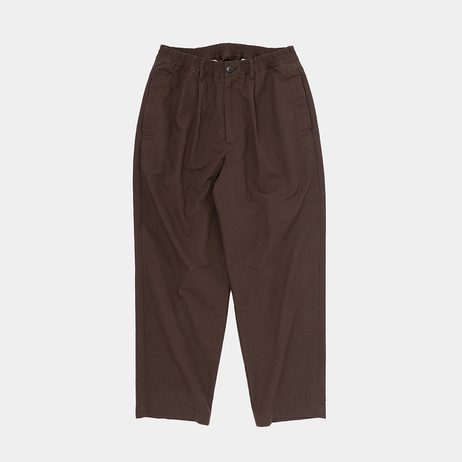 STILL BY HAND PT03232 COTTON SILK ONE TUCK EASY PANTS