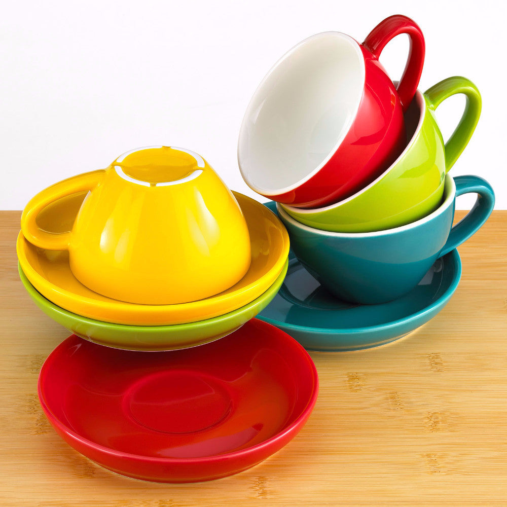 Cappuccino Cups and Saucers | Easy Living Goods