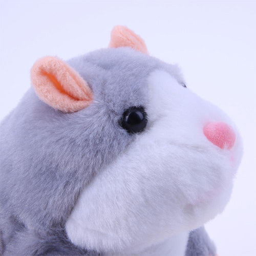 cute repeating talking plush hamster