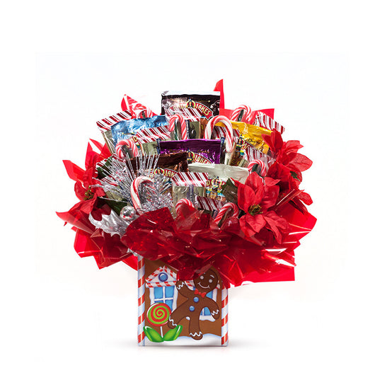 Candy Cane Christmas Holiday Candy Bouquet Ac Bouquet