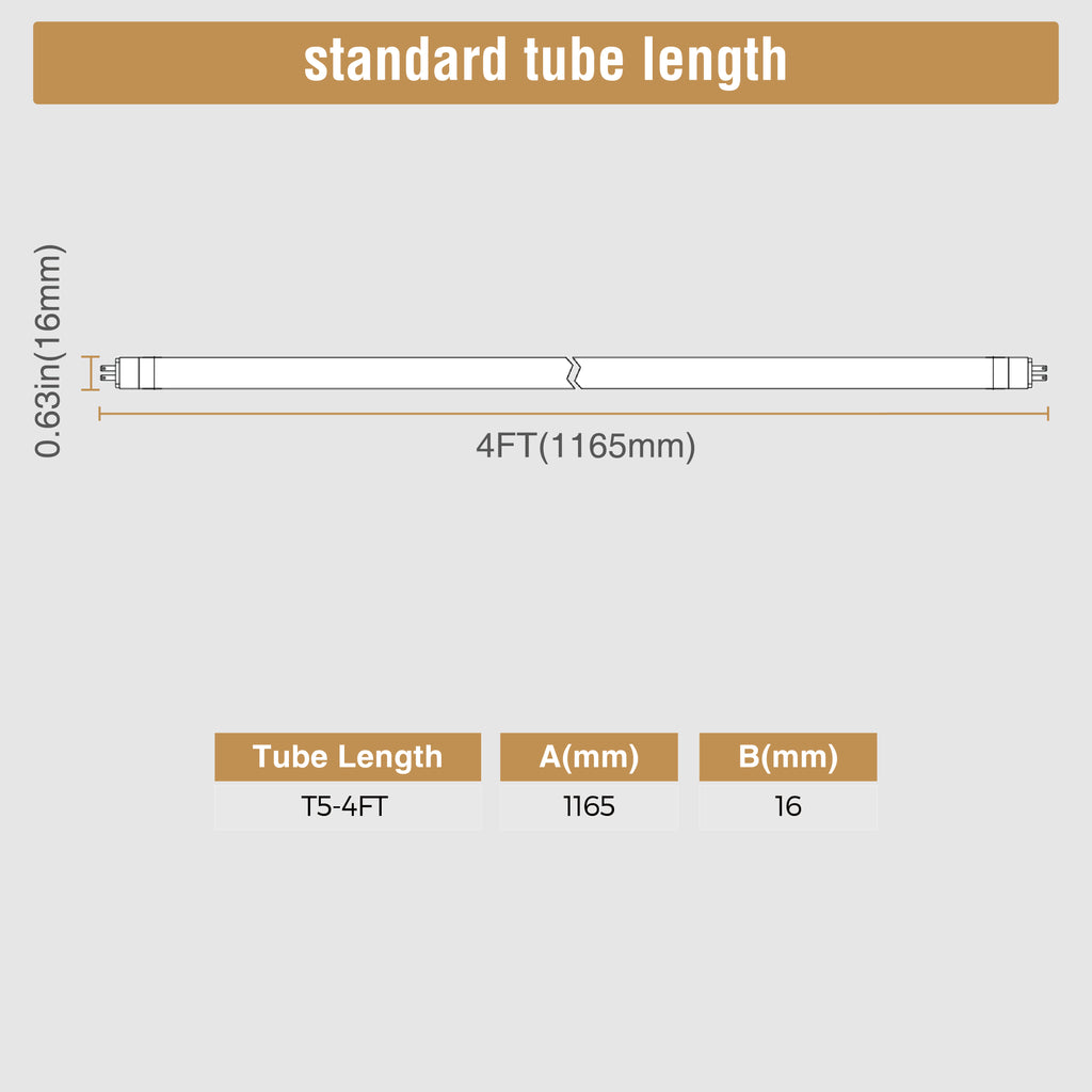 t5 lamp lengths