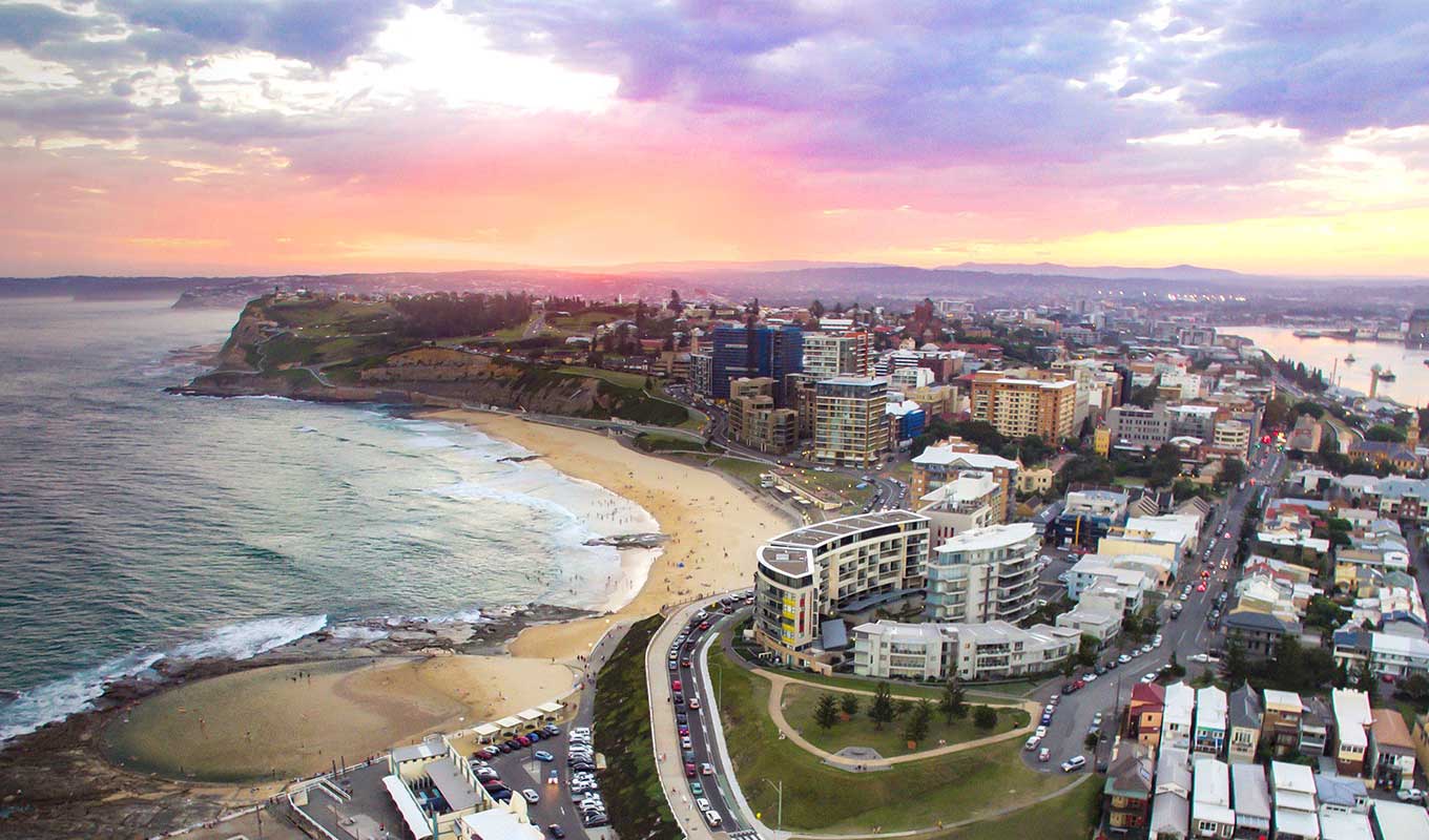 Picture of Newcastle NSW Australia where our head office is located