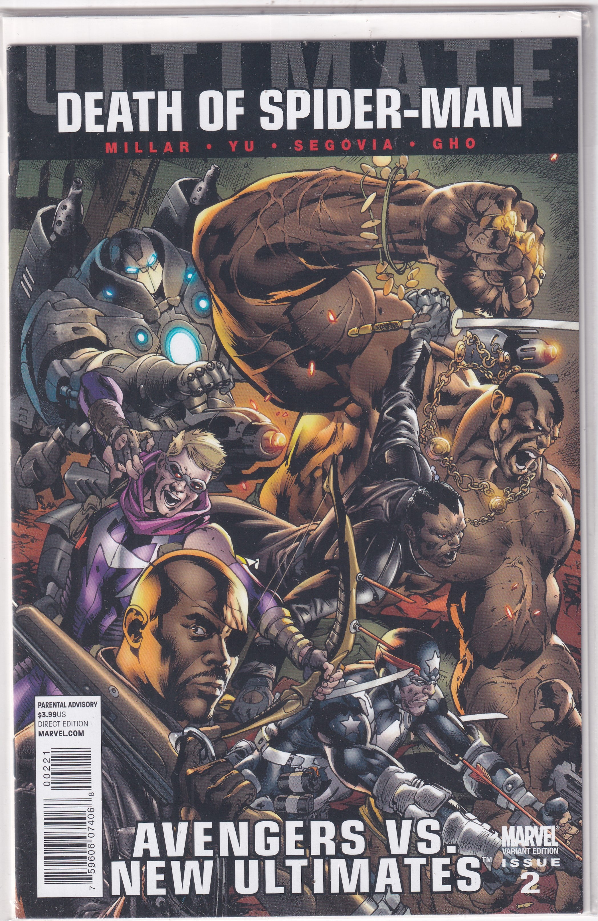 DEATH OF SPIDER-MAN AVENGERS VS. NEW MUTANTS #2 VARIANT | Slab City Comics