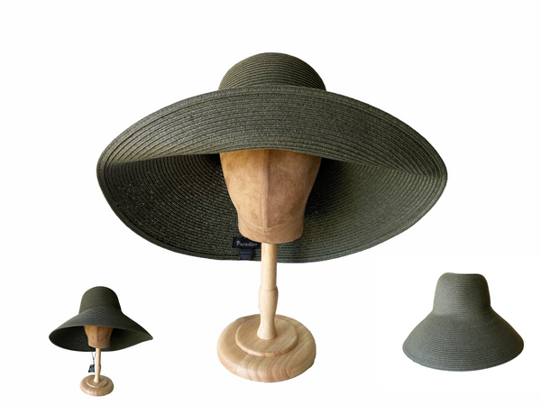 cos wide brim straw hat