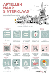 Aftelkalender Sinterklaas Nederland Pakjesdag