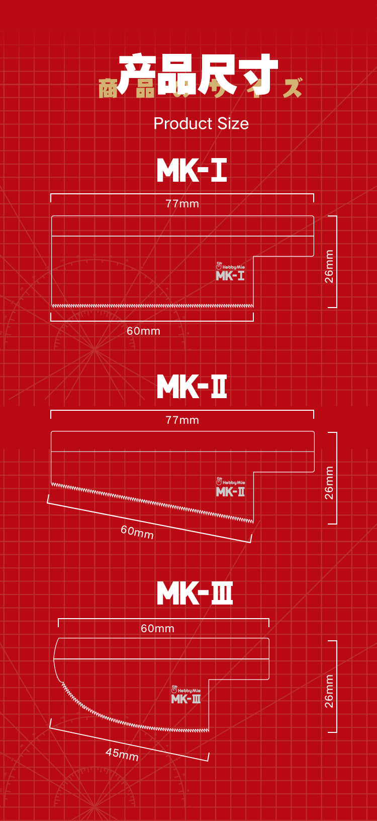 Hobby Mio Craft Saw 3 in 1 set 0.2mm