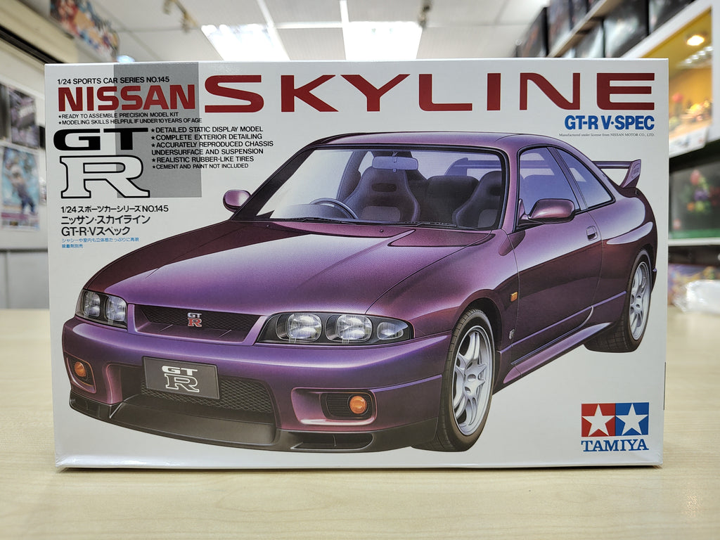 Tamiya 1/24 Nissan Skyline GT-R V Spec (R33) (24145)