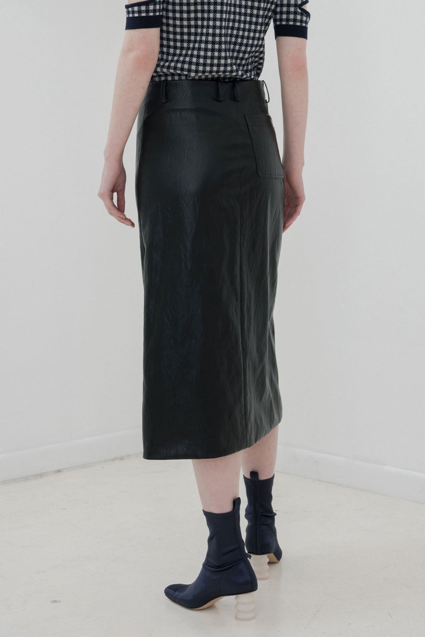 Slit Front Skirt