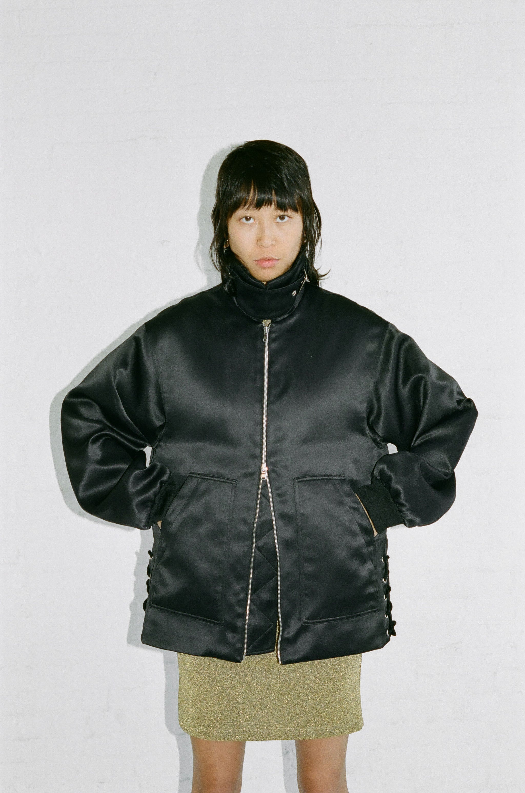 激安ランキング HeRIN.CYE Vest layered blouson www.m