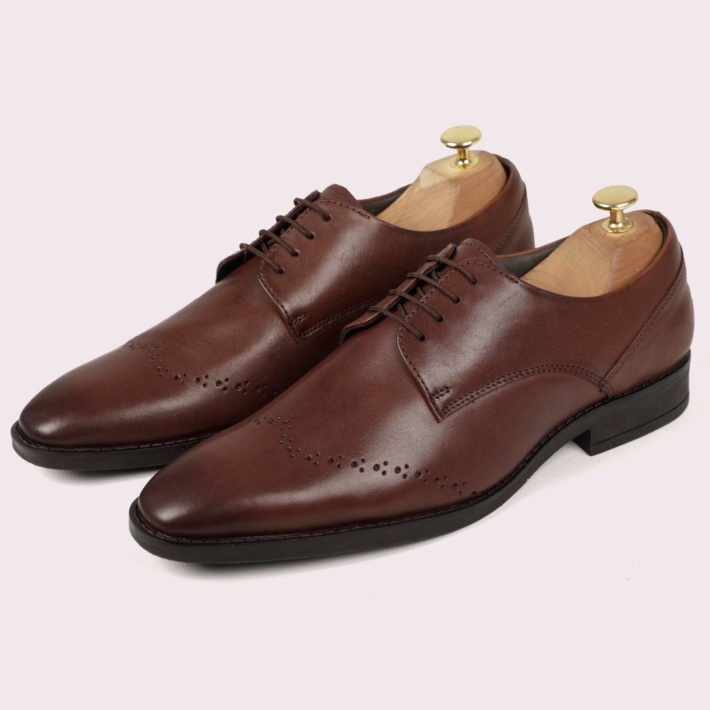 Rossy WingBrogued Derby - Brown
