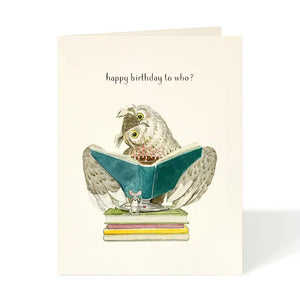 Felix Doolittle Birthday Who Card - Mohonk Mountain House Gift Shop