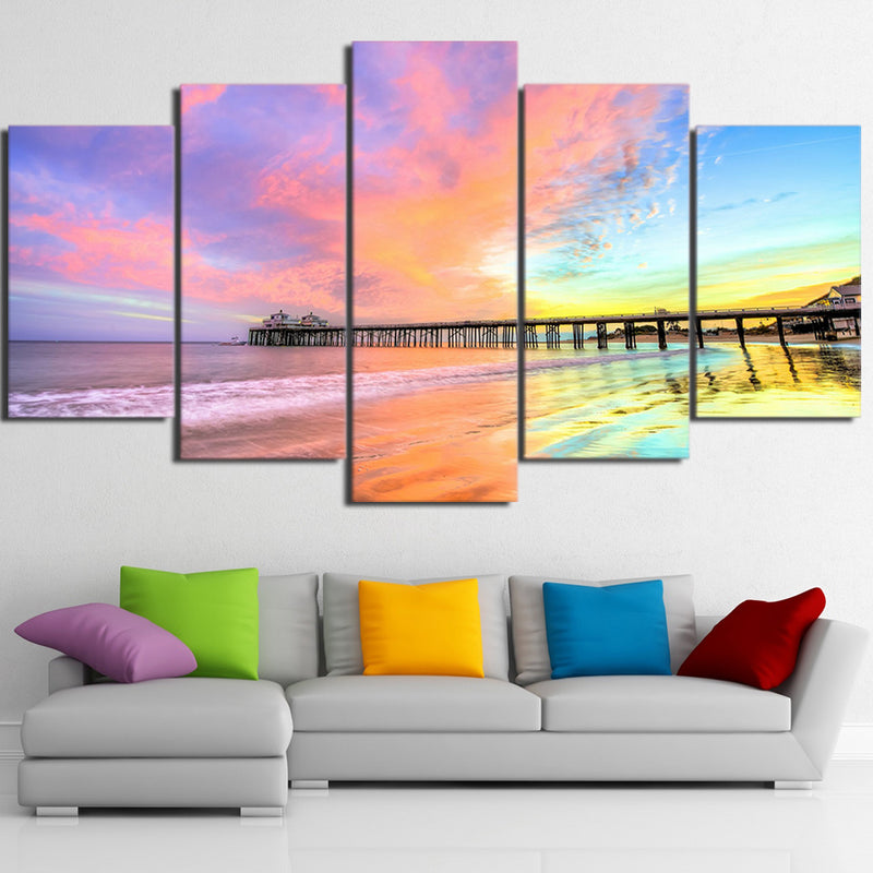 Colorful Reflections Inspired By Nature Canvas Wall Art