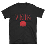 Viking Red Helmet T-shirt by Chained Dolls