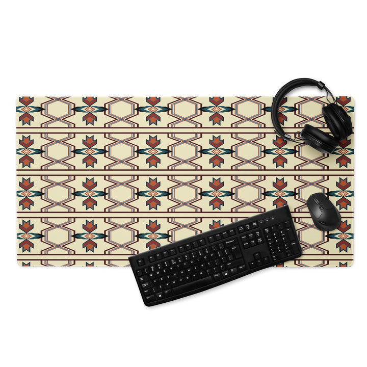 Indigenous Print 1 Gaming Mouse Pad by Chained Dolls