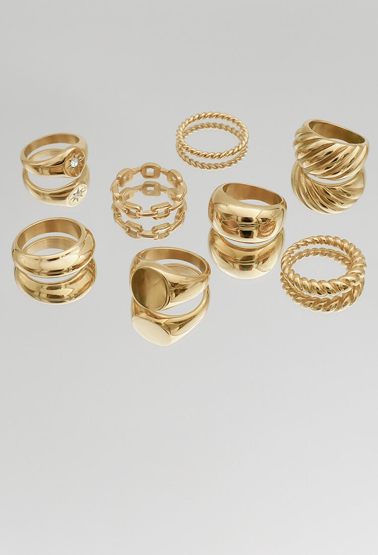 Styling womens signet rings