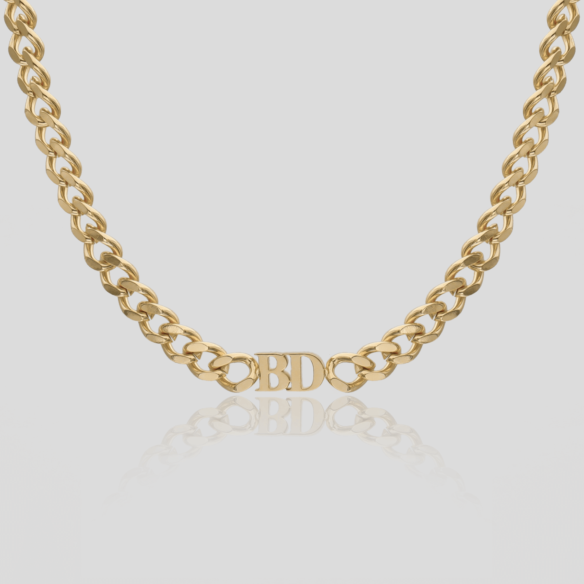 CustomInitialChokerNecklace Studio Gold 06 PRYAbackground 1