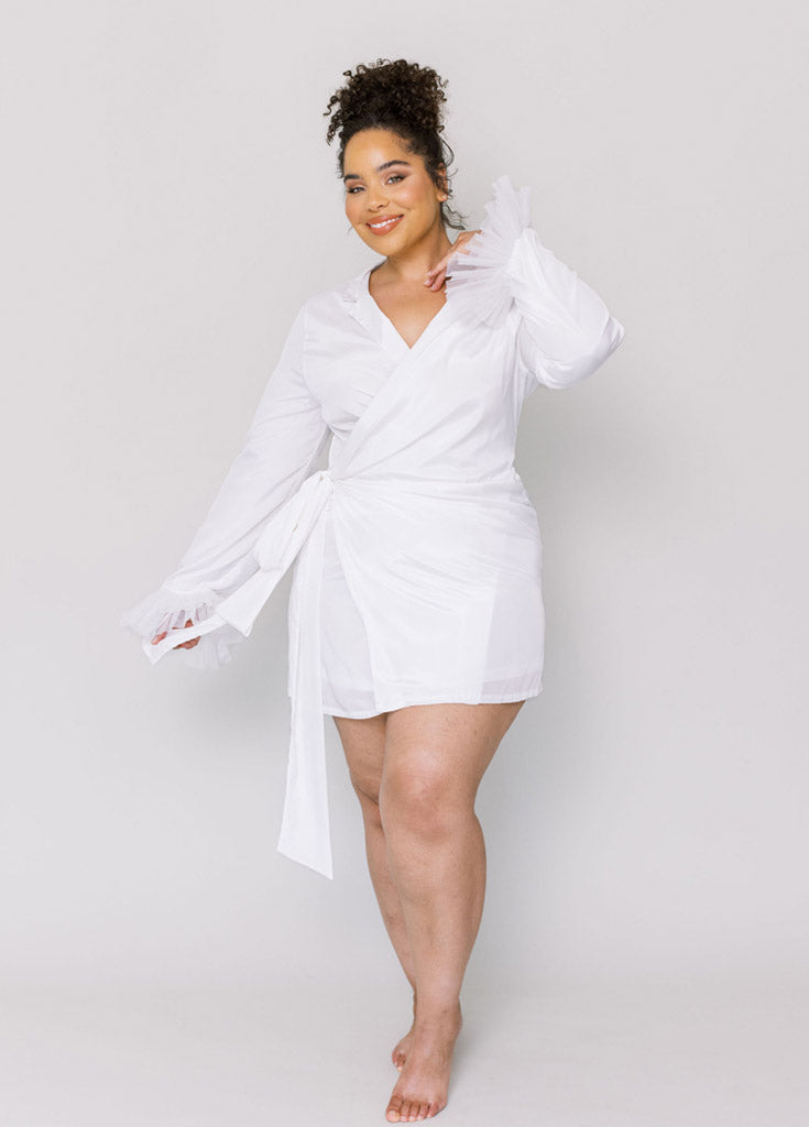 Romper- White - Robed With Love