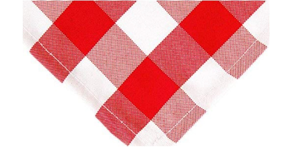 Linen, red white checkered – Events By Design, Event Rentals of Oregon