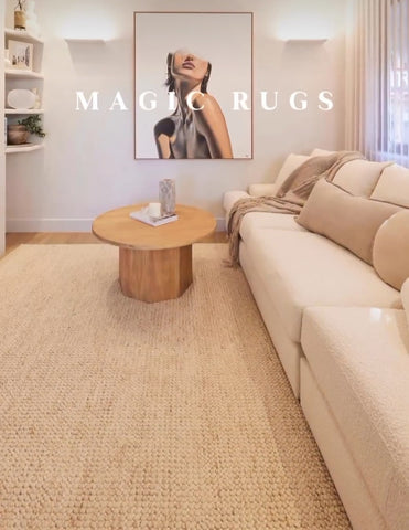 Magic linen rug