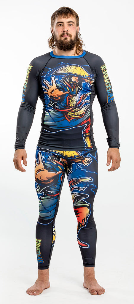 Download Muay Thai MMA K1 "Ninja Warrior" Rash guard (Rash Guard Only)