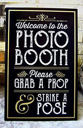 photo booth sign