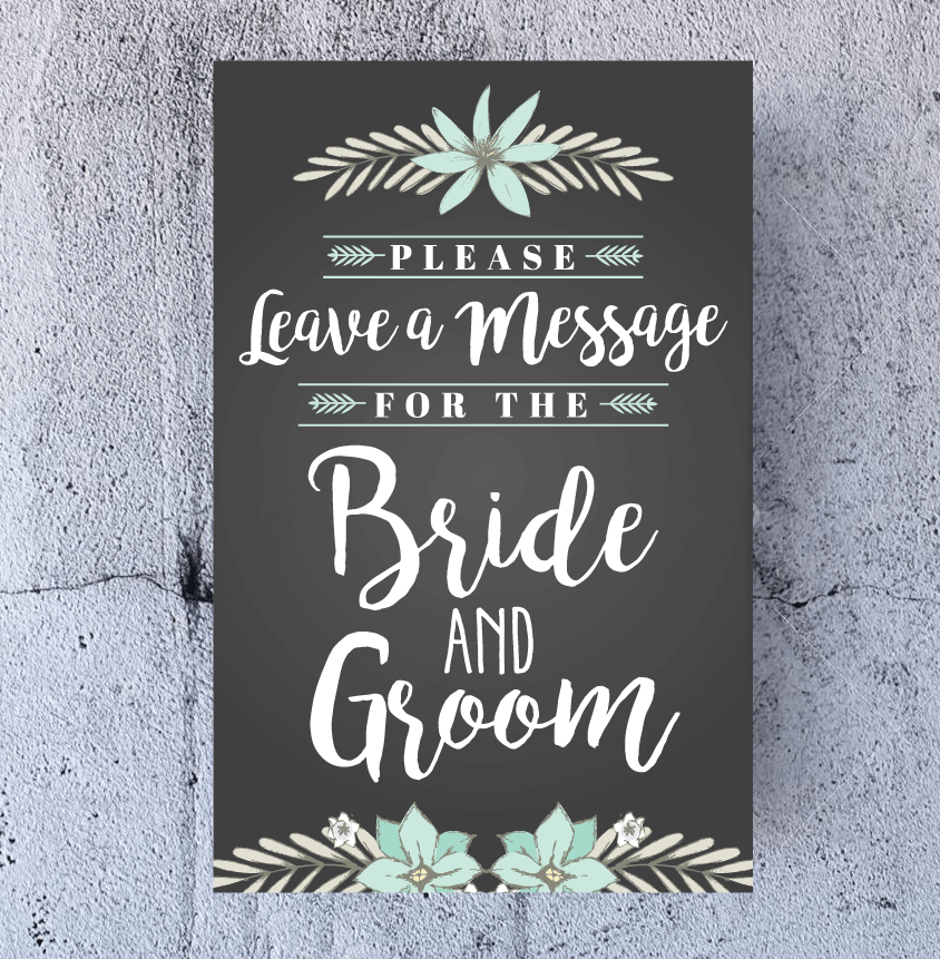 Calligraphy Frosted Wedding Sign Pick a Seat Not a Side EWSG042