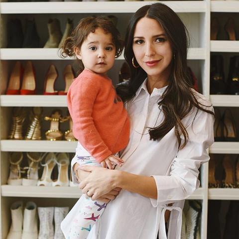 Arielle Charnas Something Navy Daughter Ruby Airplane Leggings NYC Fashion Influencer Instagram Blogger