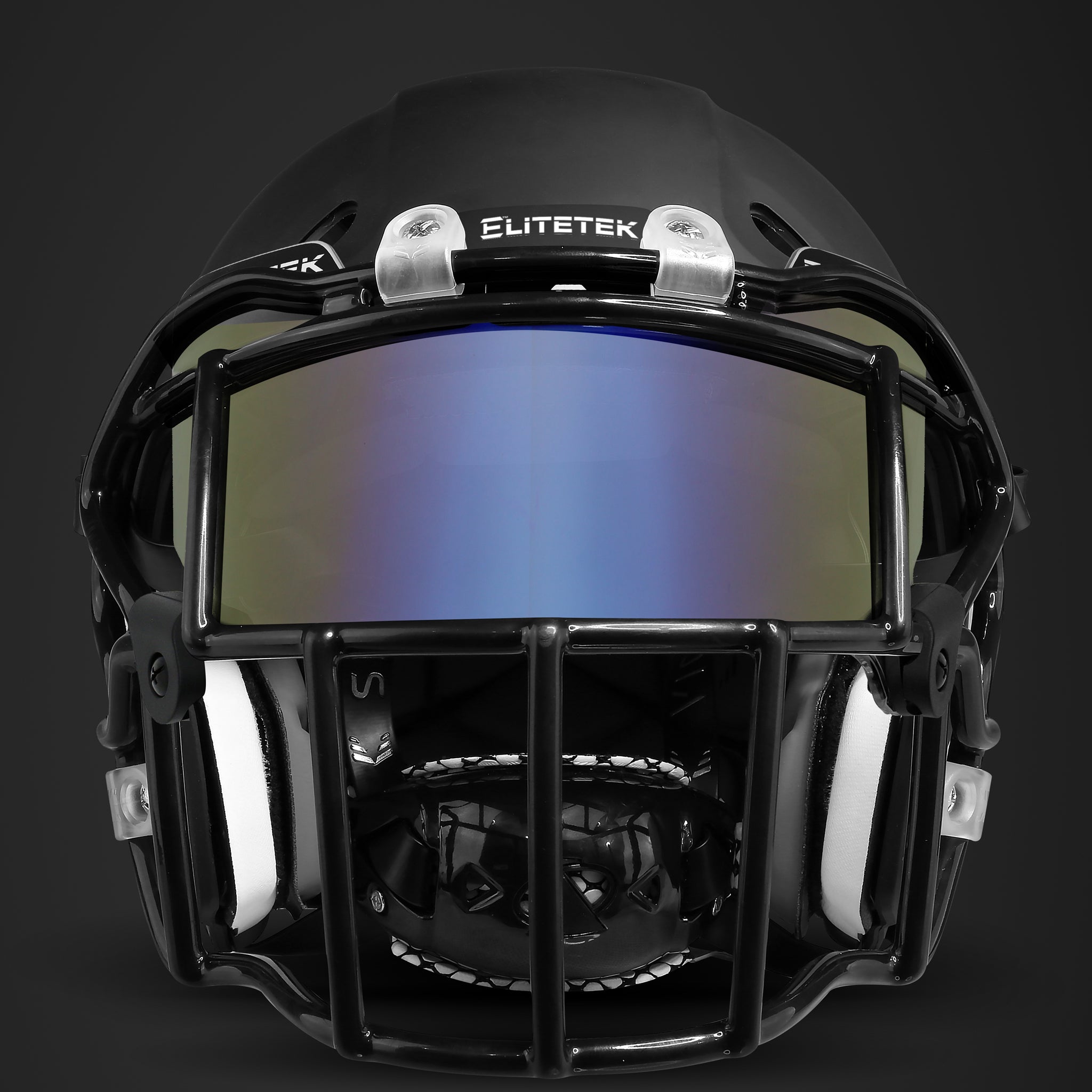 dark blue football visor