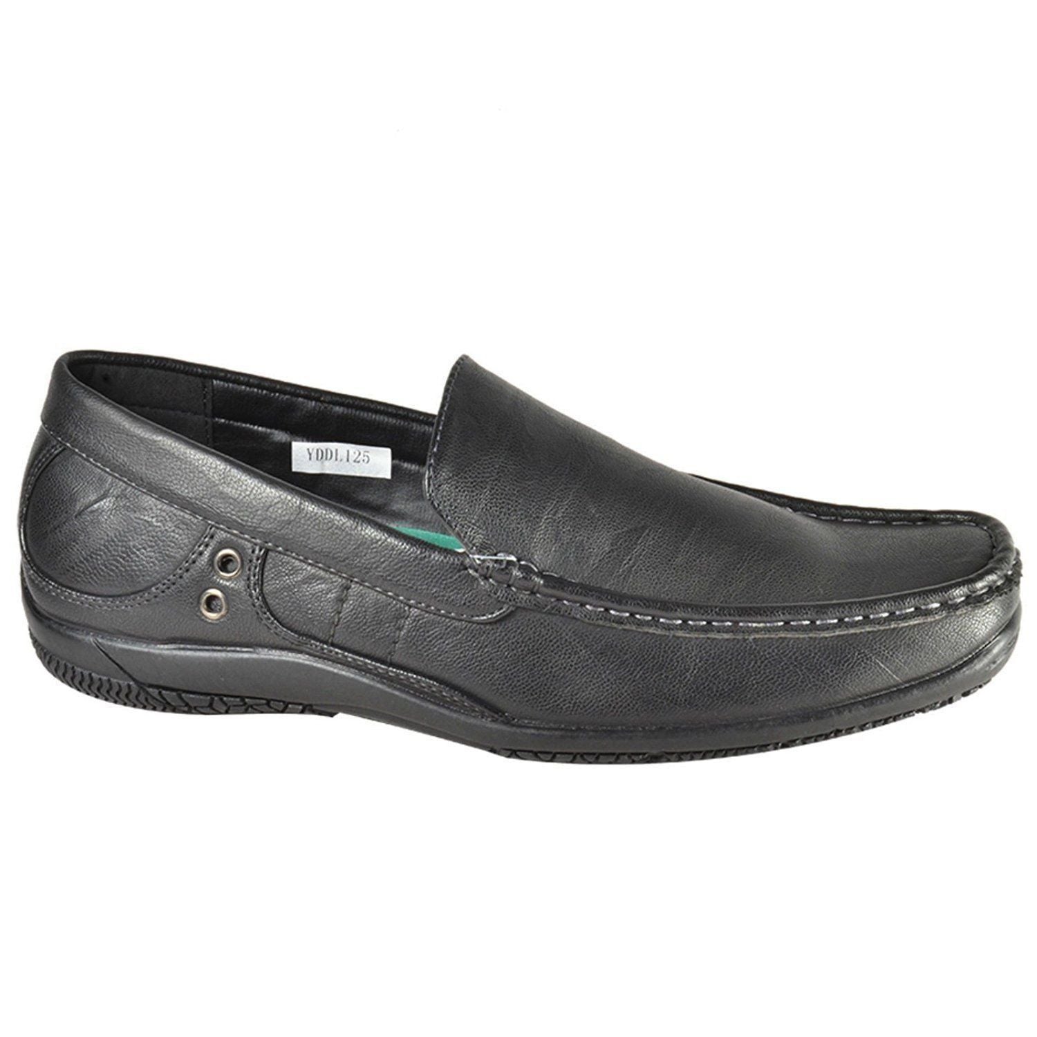Mens Italian Casual Leather Moccasins 