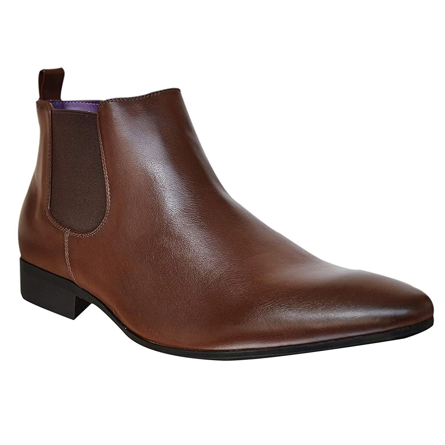 men's pointed toe ankle boots