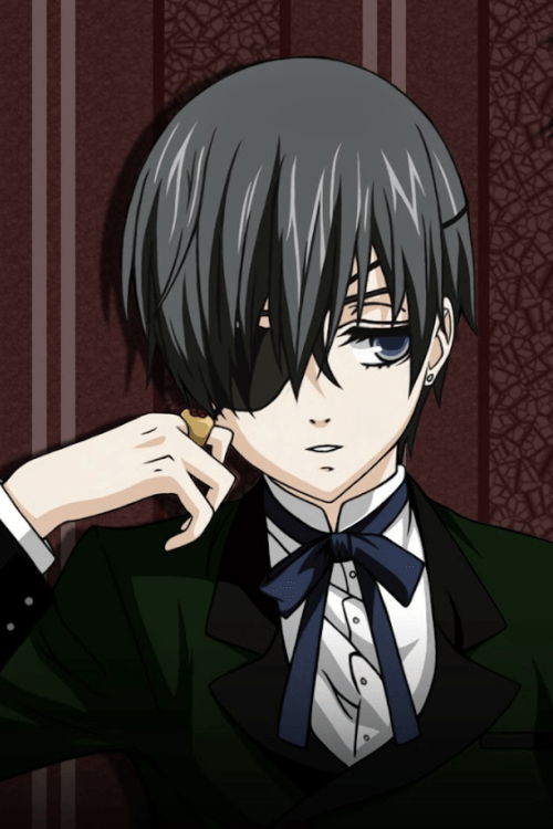 Black Butler Ciel Phantomhive Anime Cosplay Wig