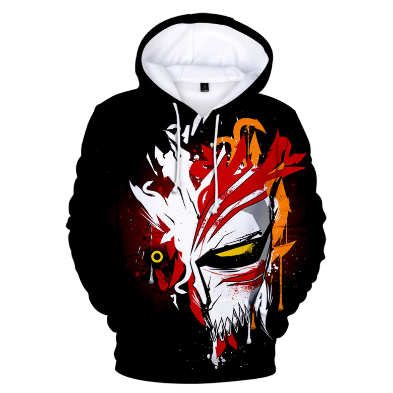 Wholesale BLEACH Hooded Harajuku Sweatshirt Warm Cotton Male Streetwear Men  Clothing Japanese Anime Hoodie Gothic Funny Tracksuit Casual From  malibabacom