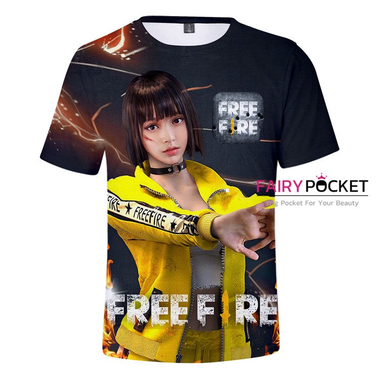 Free Fire T-Shirt - G - FairyPocket Wigs